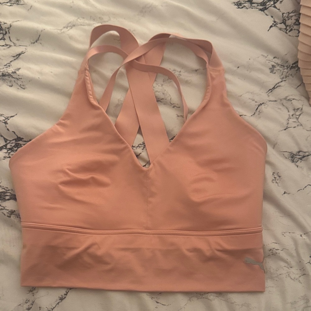 PUMA Size Large Cross Back Sports Bra